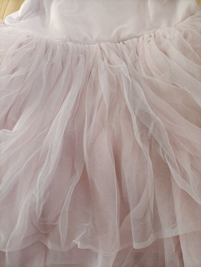 Robe tutu paillettes fille rose H&M 7 8 ans bon état - photo numéro 6