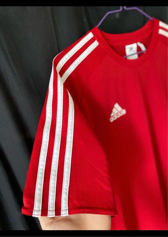 T shirt Adidas Rouge - photo numéro 2