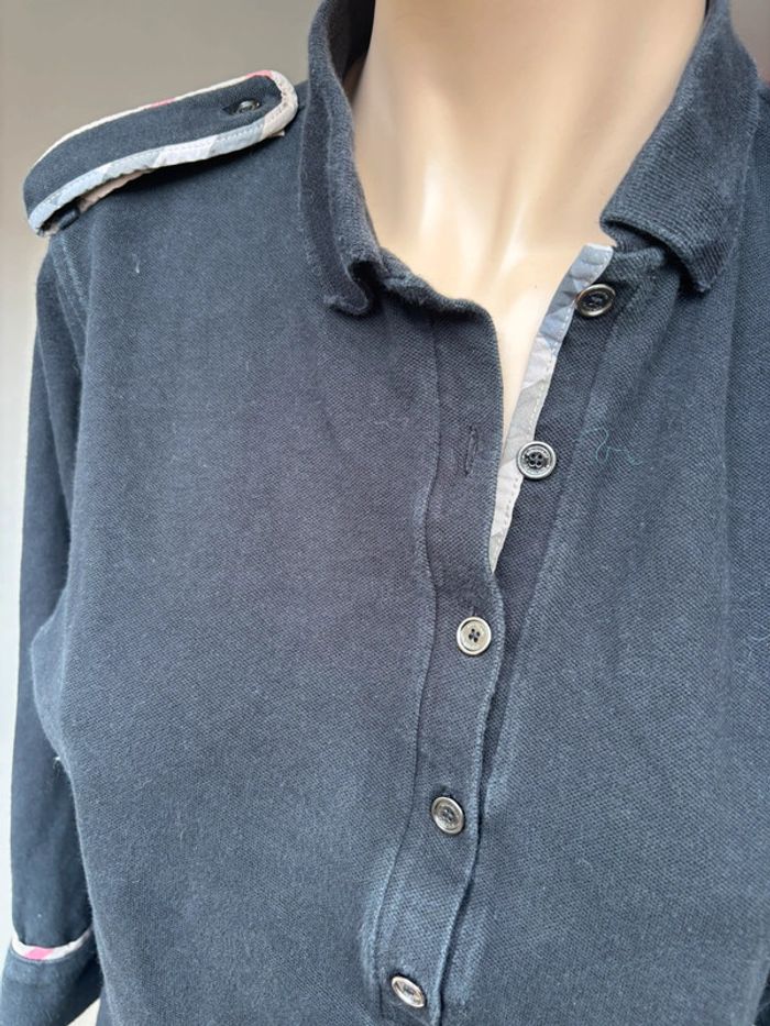 Polo burberry manche 3/4 vintage femme - photo numéro 4