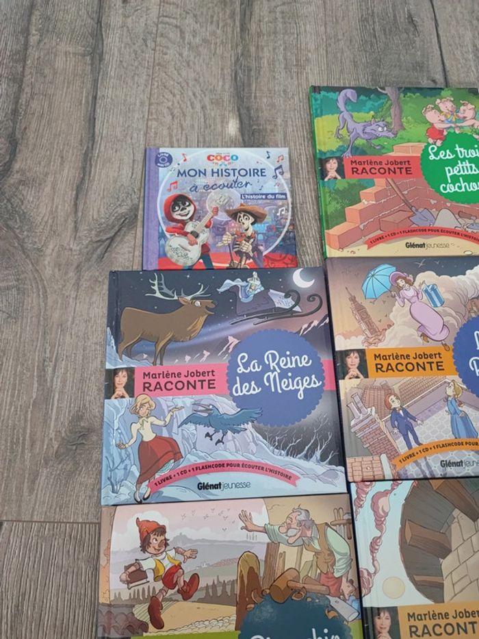 Lot de 6 livres audio livres + CD audio - photo numéro 2