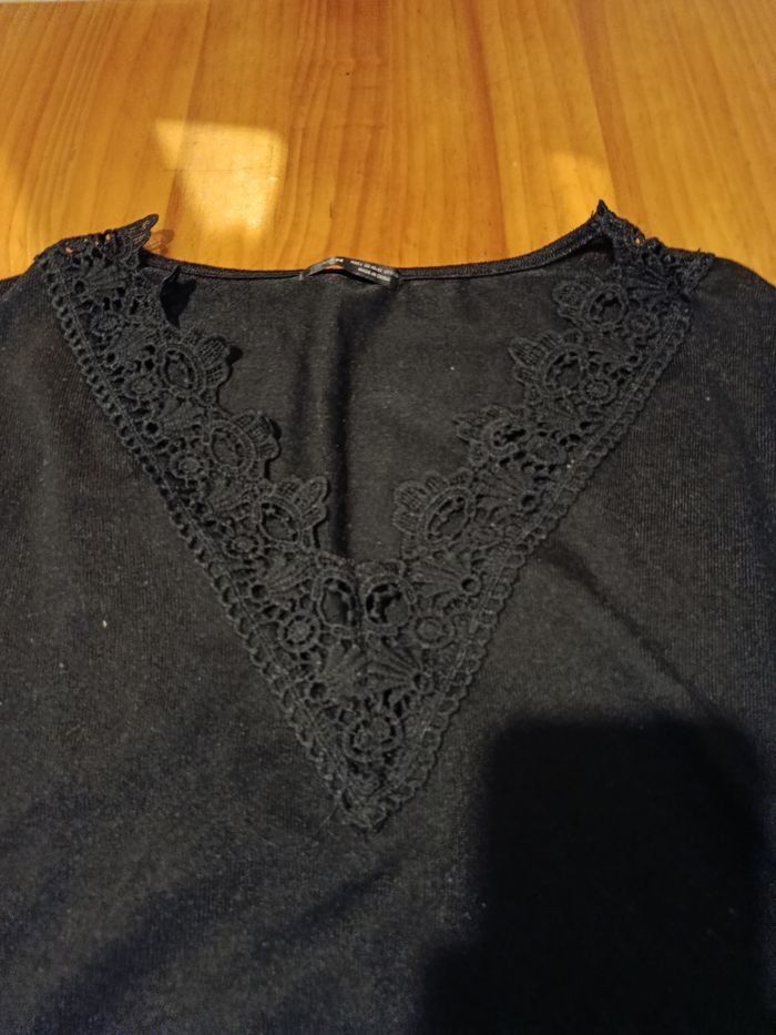 Pull shein motif dentelle - photo numéro 2