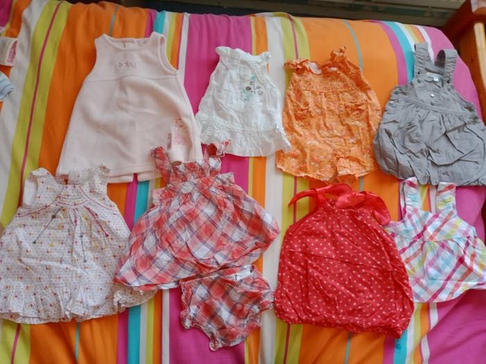 Robe, salopette naissance, 1 mois