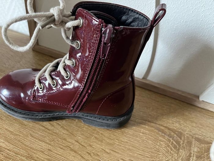 Bottines bordeaux fille - photo numéro 5