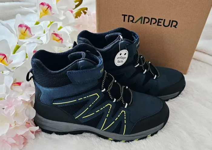 Bottes Bottines Scratch Élastique Enfilage Facile Trappeur T38