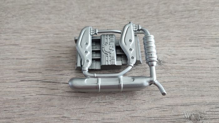 Partie moteur pièce détachée miniature 1/18 Porsche 911 speedster 1989 Maisto #B44