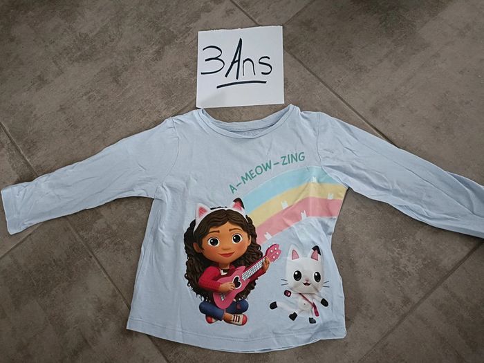 Tee shirt manches longues 3 ans