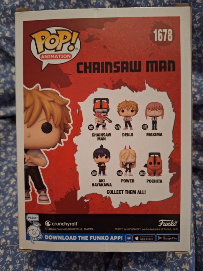 Funko pop chainsaw man denji 1678 - photo numéro 2