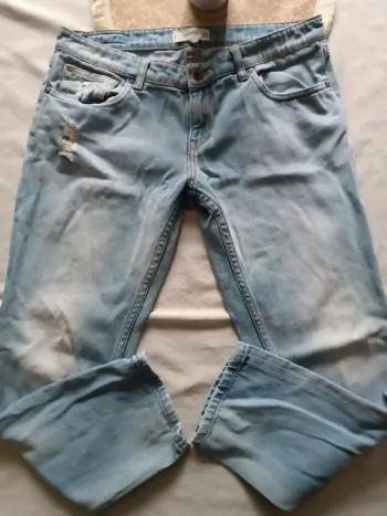 Jeans femme bleu mango taille 38