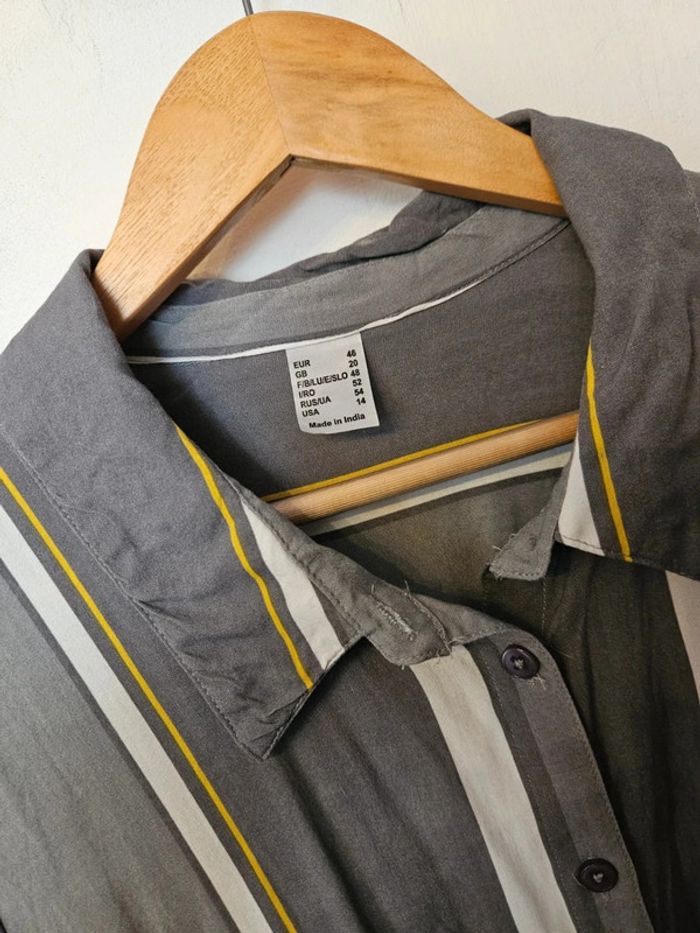 Chemise Rayures Taille 46 🩶 - photo numéro 2