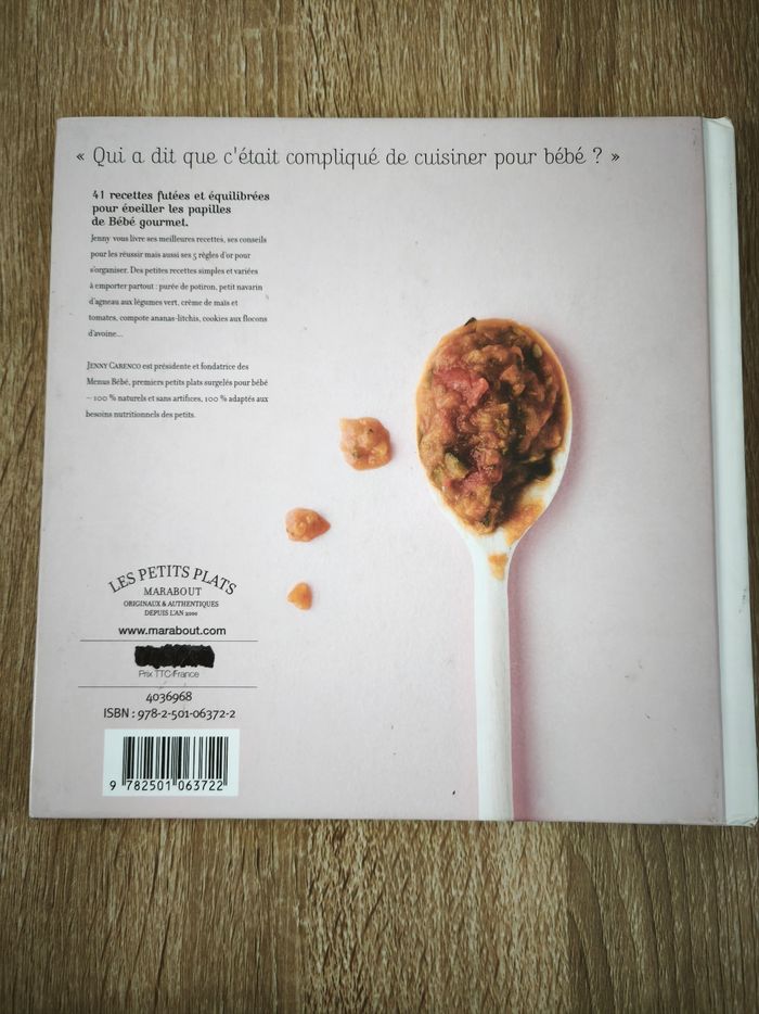 Livre recettes bébé - photo numéro 2