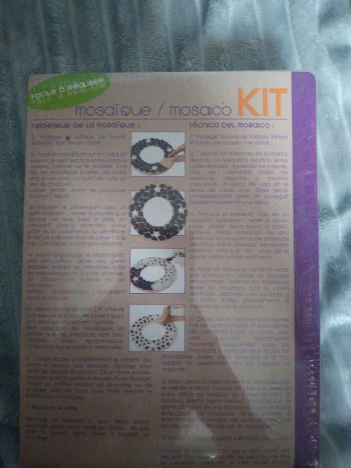 Cadre en mosaïque à fabriquer - photo numéro 3