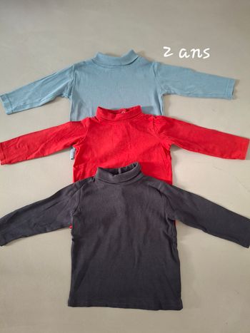 Lot de 3 sous-pulls 2A