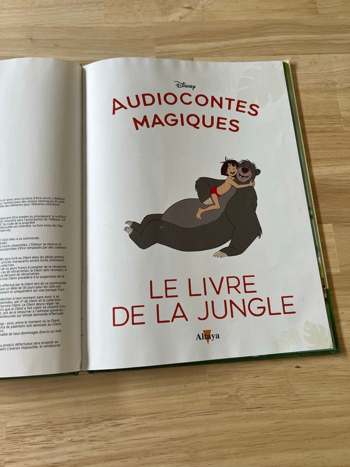 Livre Disney Audiocontes Magiques n°2 – Le Livre de la Jungle – Bon État (Sans Figurines) - photo numéro 8