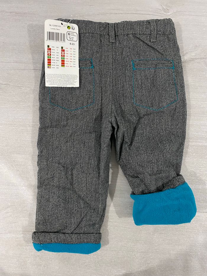 Pantalon gris doublure chaude 6 mois mixte Orchestra - photo numéro 2