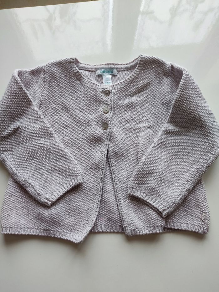 Gilet  rose et brillant