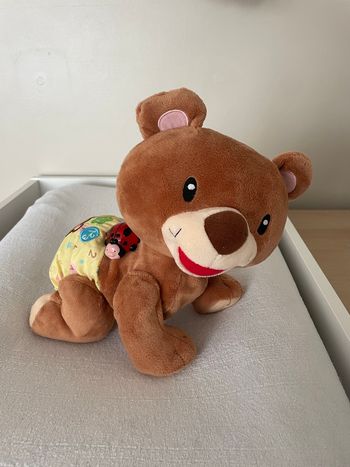 Peluche ourson interactive