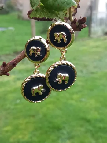Boucles d'oreilles fantaisie a clip