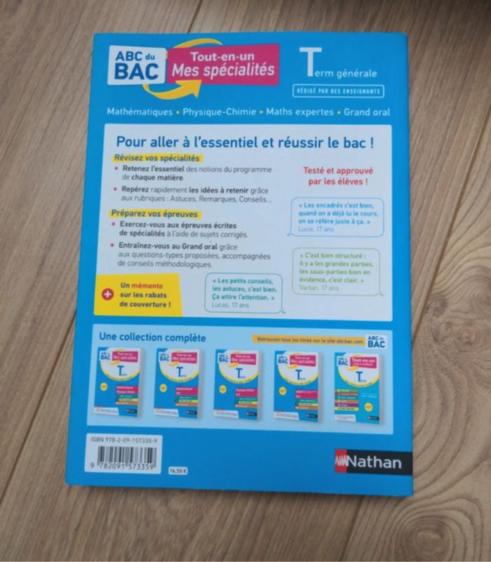 Livre de maths, physique chimie et maths expertes - photo numéro 2