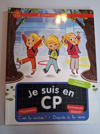 Livre enfant Première lecture Je suis en CP 