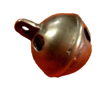 Ancien grelot " romain " (simple fente)  N°6 Laiton