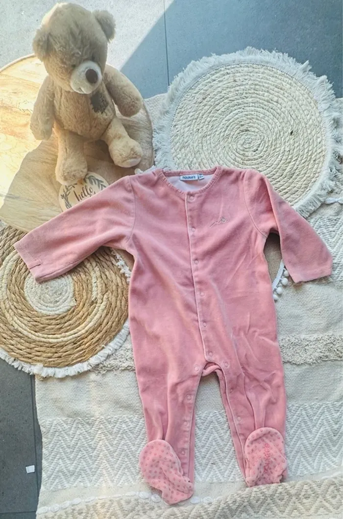 Pyjama vieux rose Noukie’s 18M 86cm - photo numéro 2