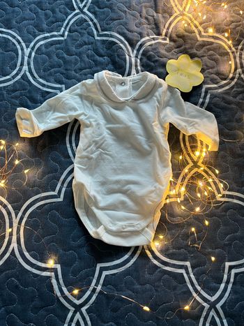 Lot de 4 bodies chemises chicco 1 mois