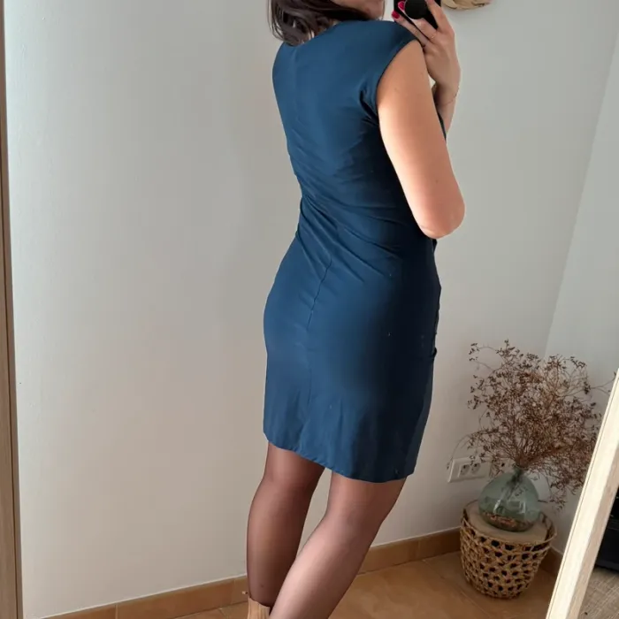 Robe XO bleu marine taille 40 - photo numéro 2
