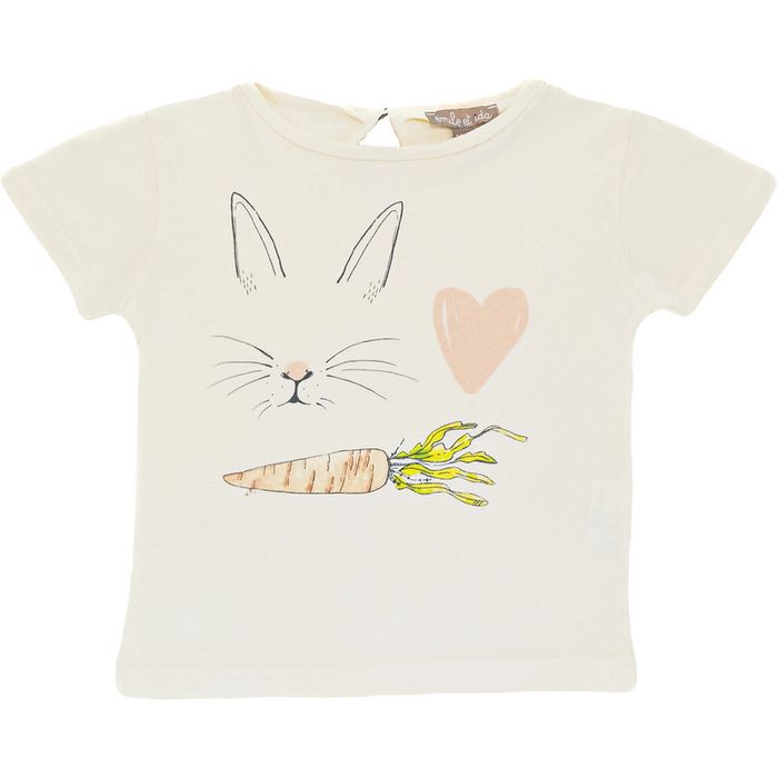 T-Shirt à manches courtes 12 mois en coton Émile et Ida