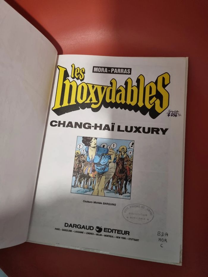 bd adulte Dargaud les inoxydables Chang-Hai Luxury - photo numéro 4