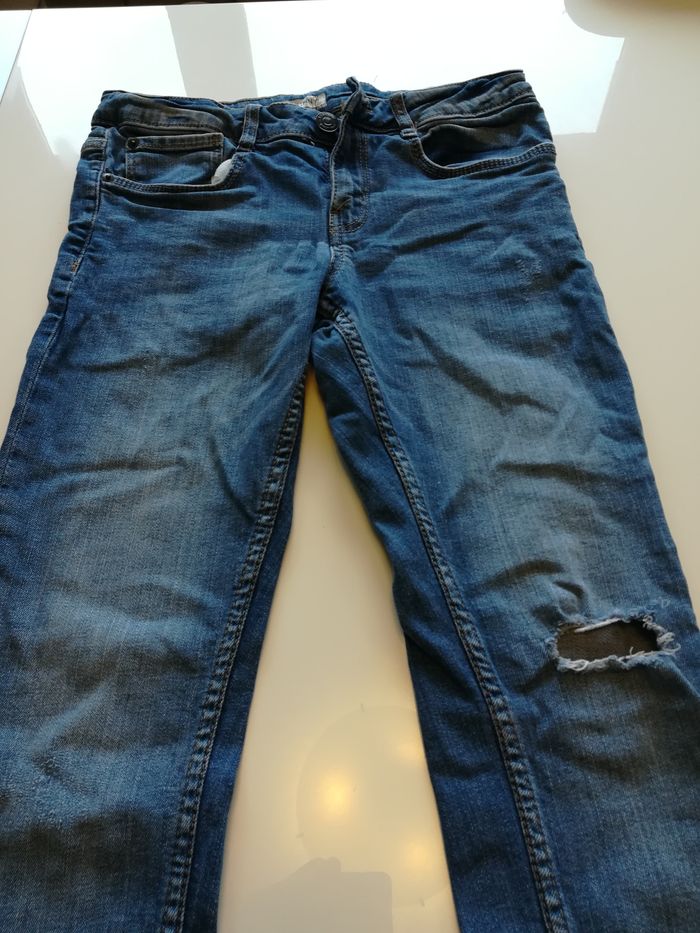 Jeans skinny troué