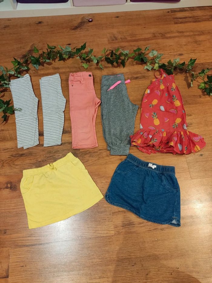 🌼lot vêtements fille été 7 pièces - 4 ans🌼