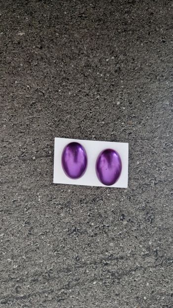 Boucles d'oreilles à pinces .