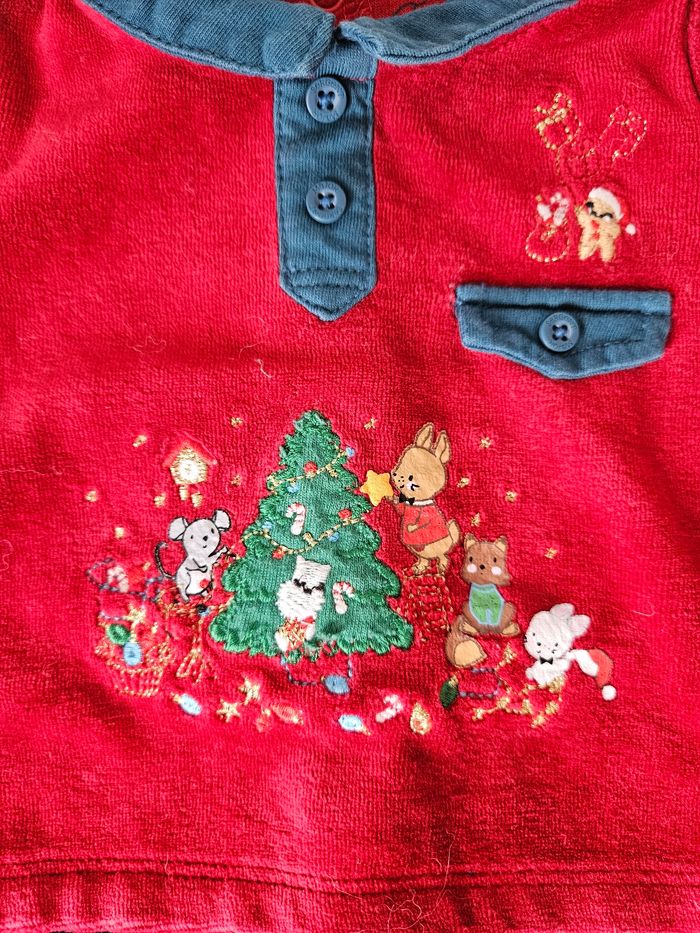 Pyjama velours Noël - photo numéro 2