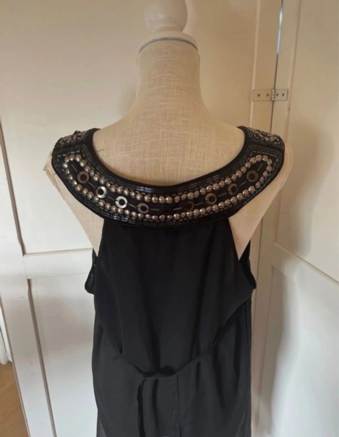 Robe noire femme taille 46 ici et maintenant la halle - photo numéro 3