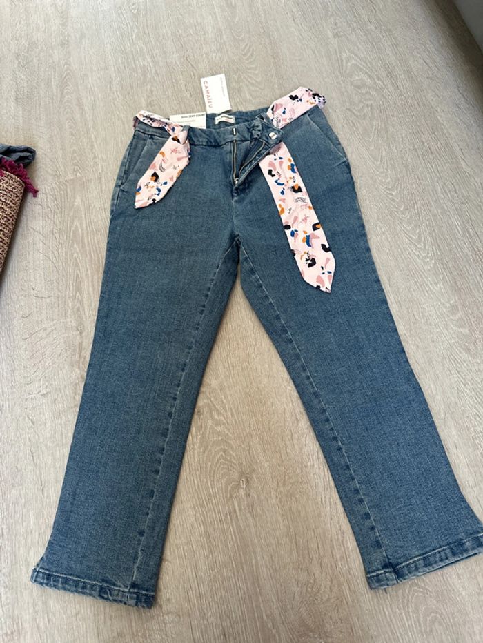 Pantacourt jean femme taille 38 camaïeu