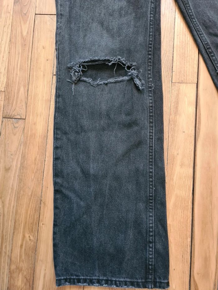 Jean 90’s wide leg déchiré - taille 34 Bershka - photo numéro 6