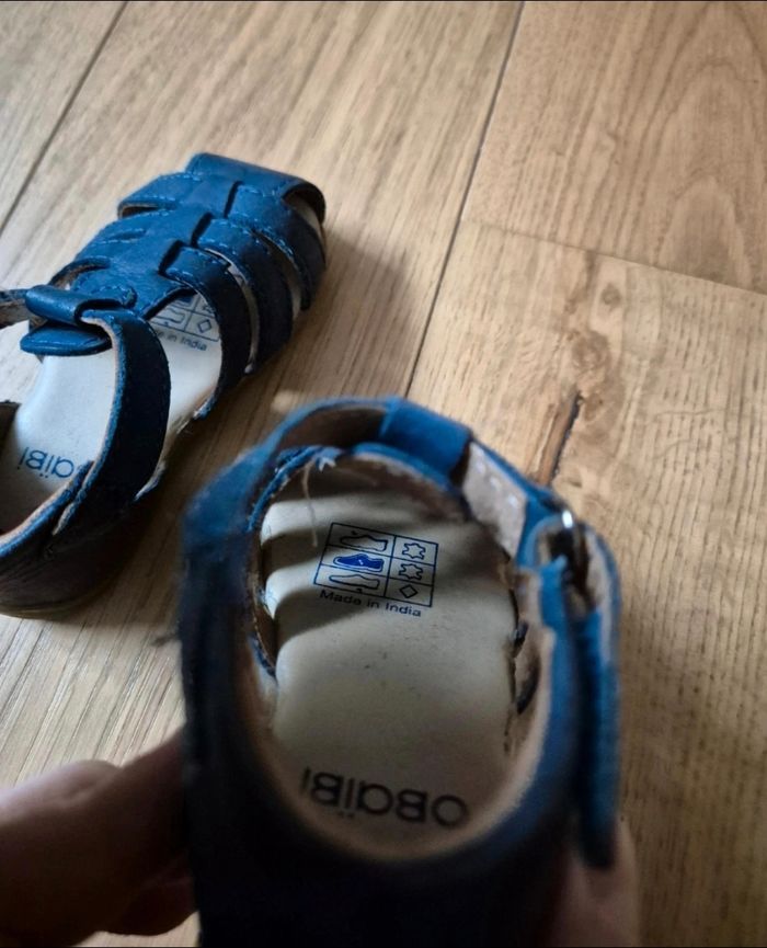 Sandales bleues Obaïbi p 20 - photo numéro 7