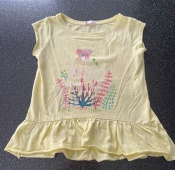 DPAM - t-shirt fille jaune 6ans