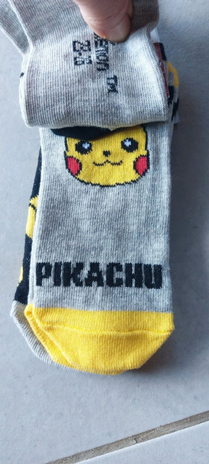 Chaussettes d'été socquettes neuves pokemon 23 26 - photo numéro 2