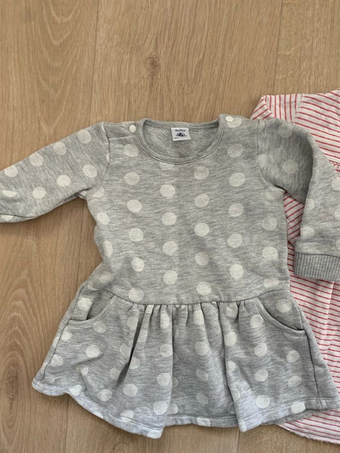 Lot 2 robes petit bateau 18 mois - photo numéro 2