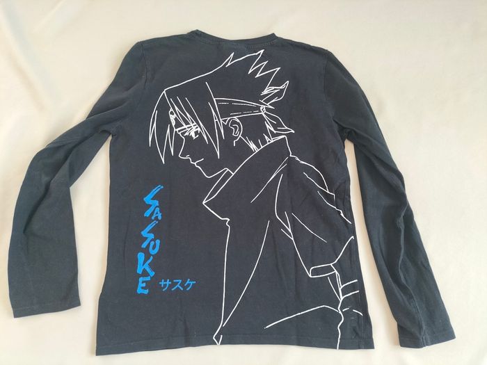 🖤 T-shirt manches longues Sasuke - Naruto - 14 ans - Bon état 🖤 - photo numéro 4