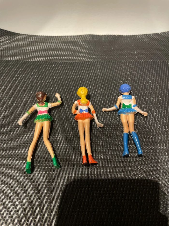 Sailor moon lot 3 figurines PVC vintages sailors Venus Mercury et Pluto pluton - photo numéro 6