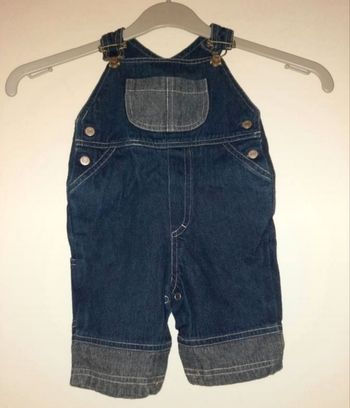 Salopette jeans okaidi taille 3 mois