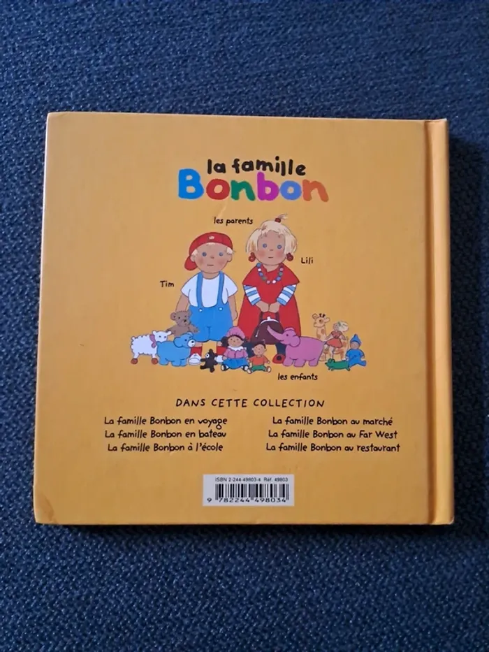 Petit livre pour enfants "la famille bonbon à l'école" - photo numéro 2