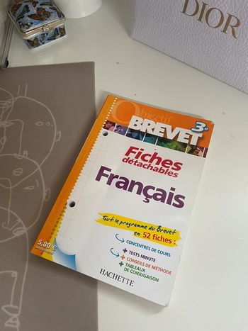 Brevet Français 3e: Fiches détachables