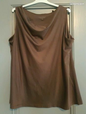 T-shirt marron femme taille L