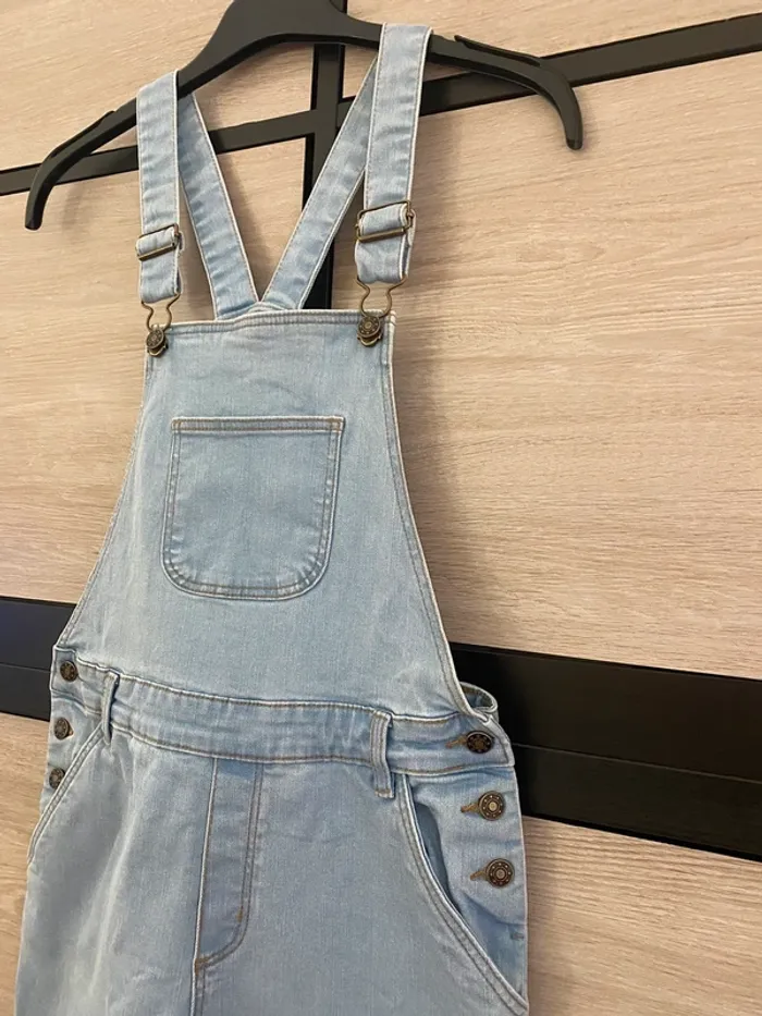 Salopette jeans Monoprix Taille 12 ans - photo numéro 11