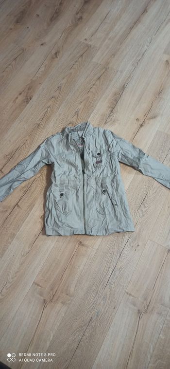 Manteau beige 10 ans