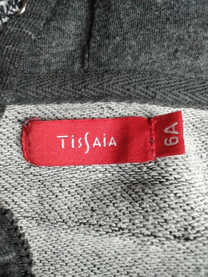 Gilet chiné gris Tissaia 6 ans - photo numéro 3