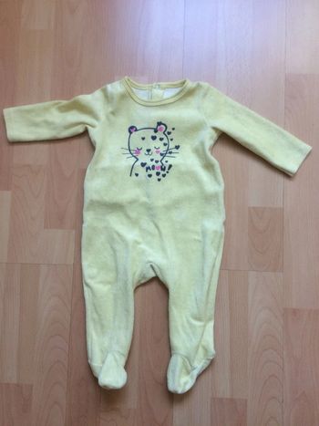 Pyjama fin velours 6 mois